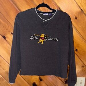 Grey Pooh Show Me the Honey Sweatshirt